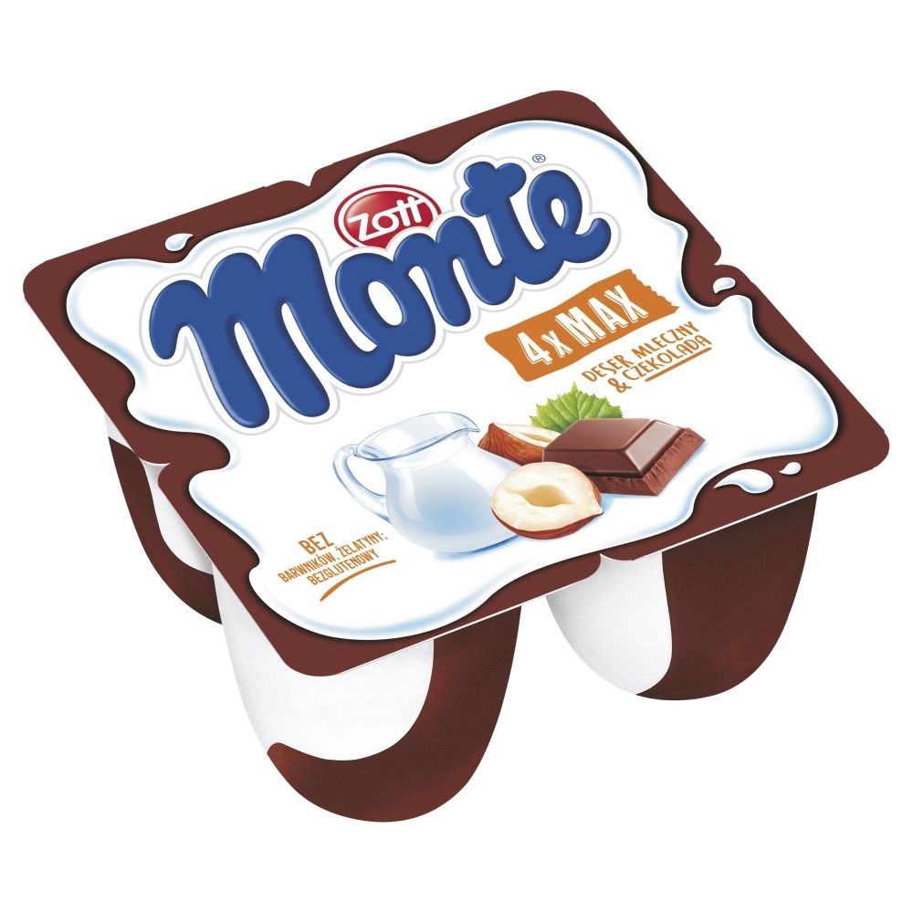 Zott Deser mleczny Monte 4 x 100 g