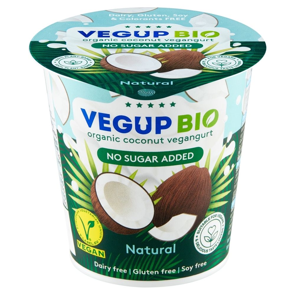 VEGUP BIO (desery kokosowe) PRODUKT KOKOSOWY NATURALNY BEZGLUTENOWY BIO 140 g - VEGUP BIO BP-5901104004398