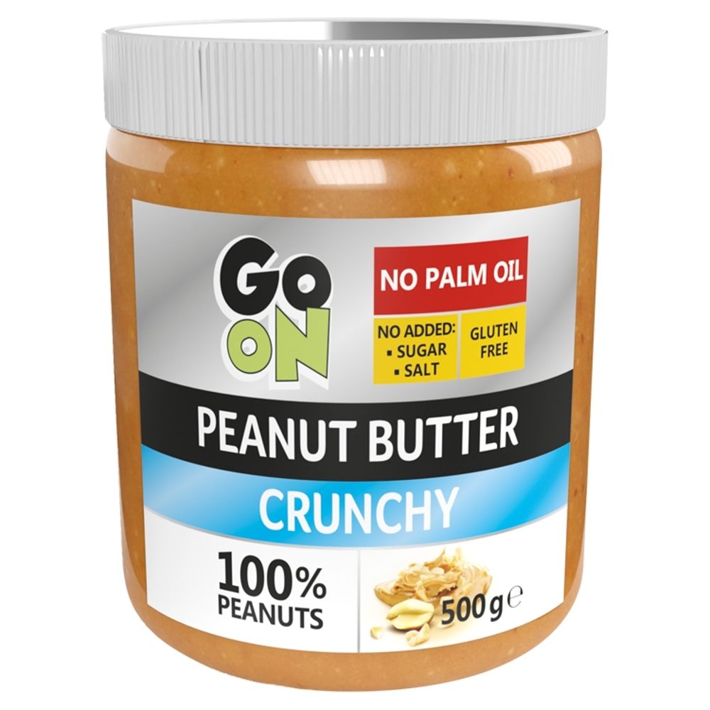 Go On Masło Orzechowe Chrupiące Peanut Butter Crunchy 500 g Sante