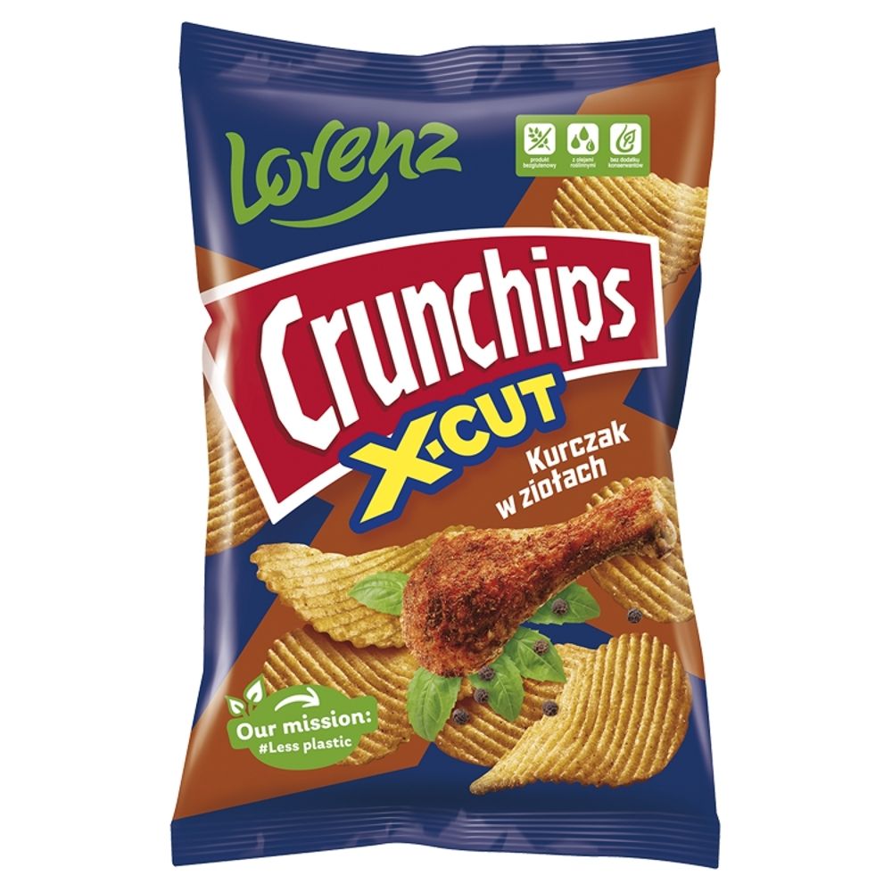 Crunchips X-Cut Kurczak w Ziołach 140g