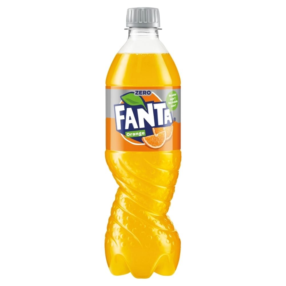 Fanta zero Napój gazowany o smaku pomarańczowym 500 ml