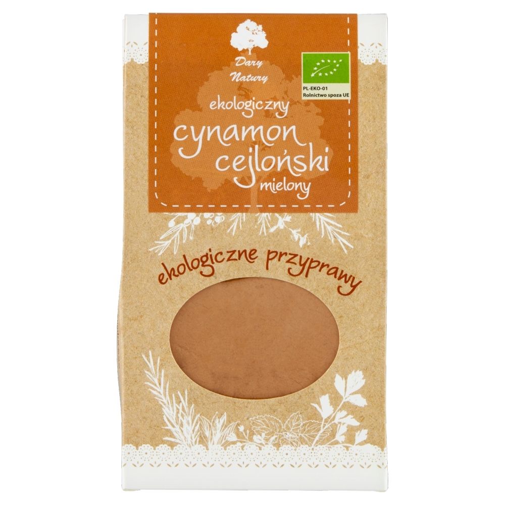 Dary Natury przyprawy i zioła BIO CYNAMON MIELONY BIO 60 g