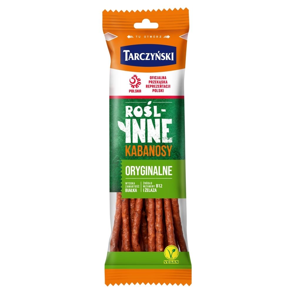 Tarczyński Roślinne Kabanosy Oryginalne 90g