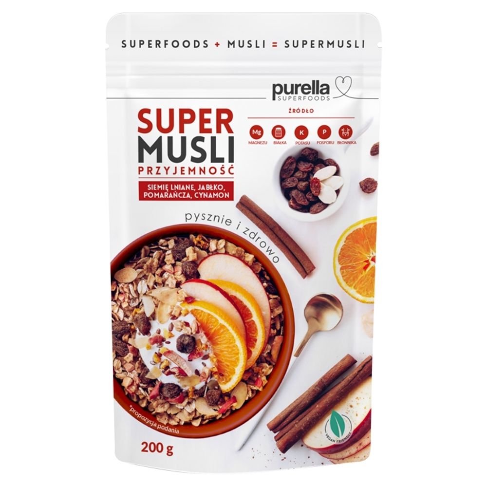 Purella Food Purella Food Super Musli Przyjemność 200 g () 134099