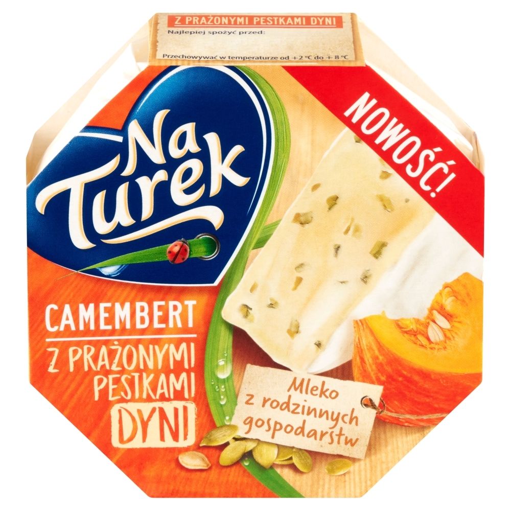 NaTurek Camembert z prażonymi pestkami dyni 120 g