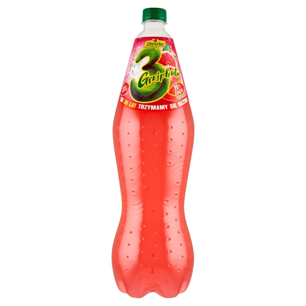 3 owoce grejpfruty 1,5l+250ml gazowany zawierający 20% soku