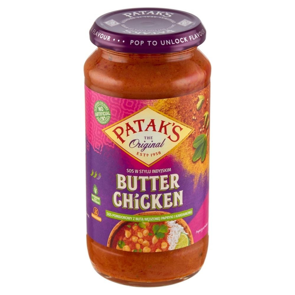 Opinie o Indyjski Sos Butter Chicken 450g - Patak's