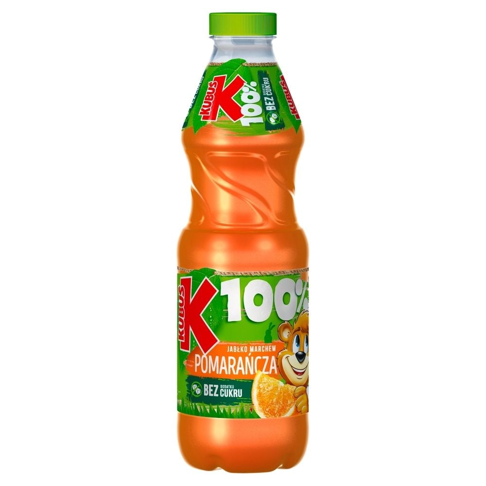 Kubuś Sok 100% jabłko marchew pomarańcza 850 ml