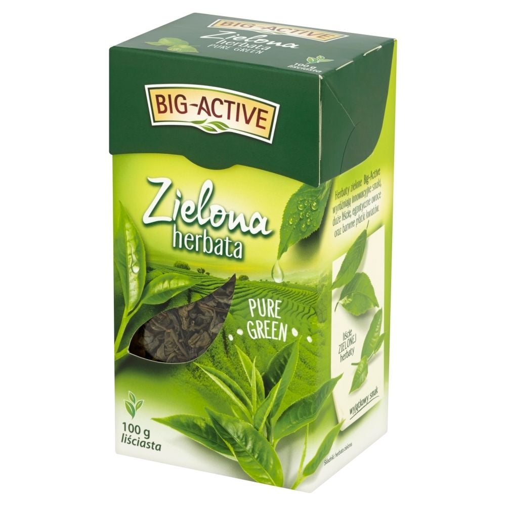Big-Active Big-Active Zielona herbata Pure Green liściasta 100 g