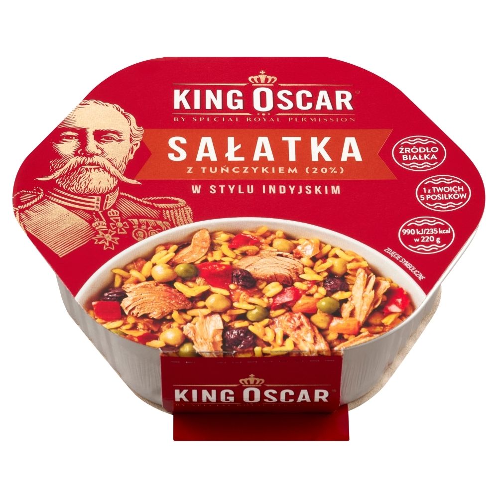 Sałatka Z Tuńczykiem W Stylu Indyjskim 220 G King Oscar