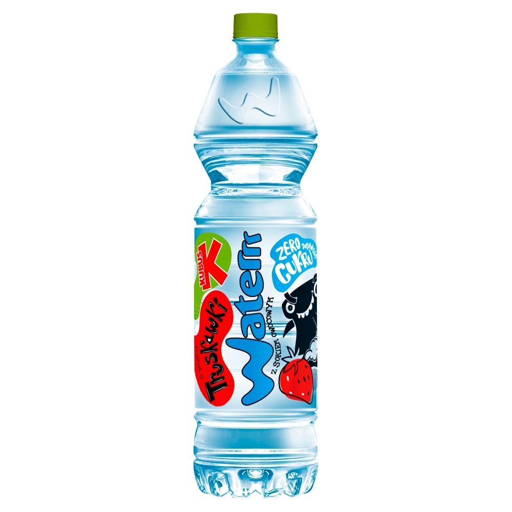 Kubuś Waterrr o smaku truskawki Napój 1,5 l