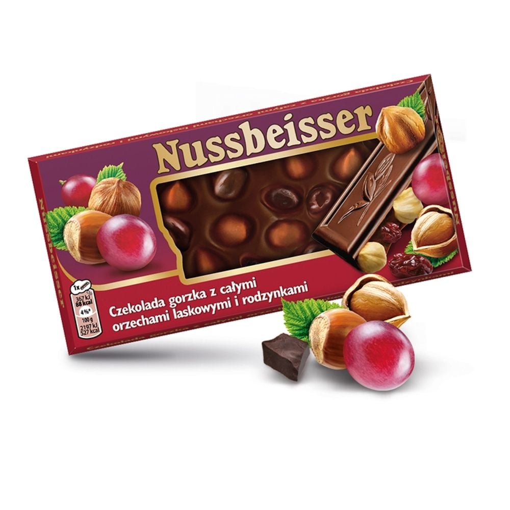 Nussbeiser Dark Orzechy & Rodzynki