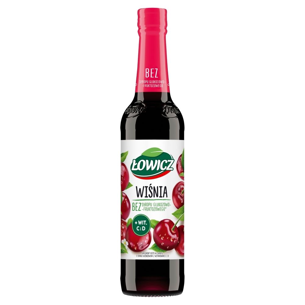 Łowicz Syrop o smaku wiśniowym 400 ml