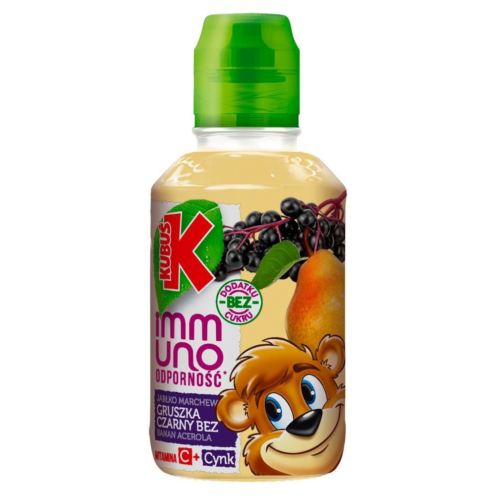 Kubuś Sok gruszka banan czarny bez Immuno Odporność 200 ml