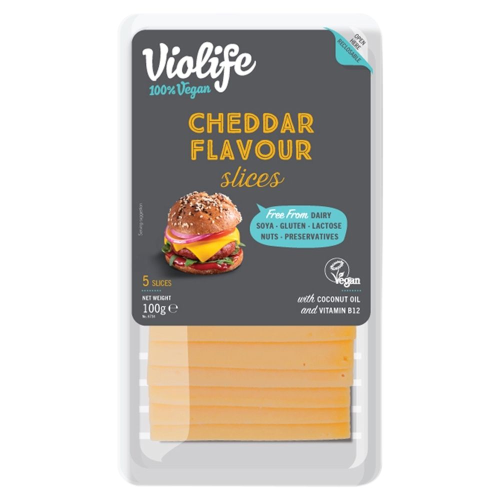 Violife - Wegański ser typu cheddar w plastrach
