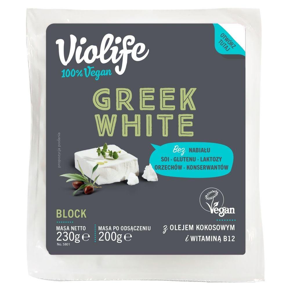 Violife SER wegański GREEK FETA /blok/ 200g VIOLIFE
