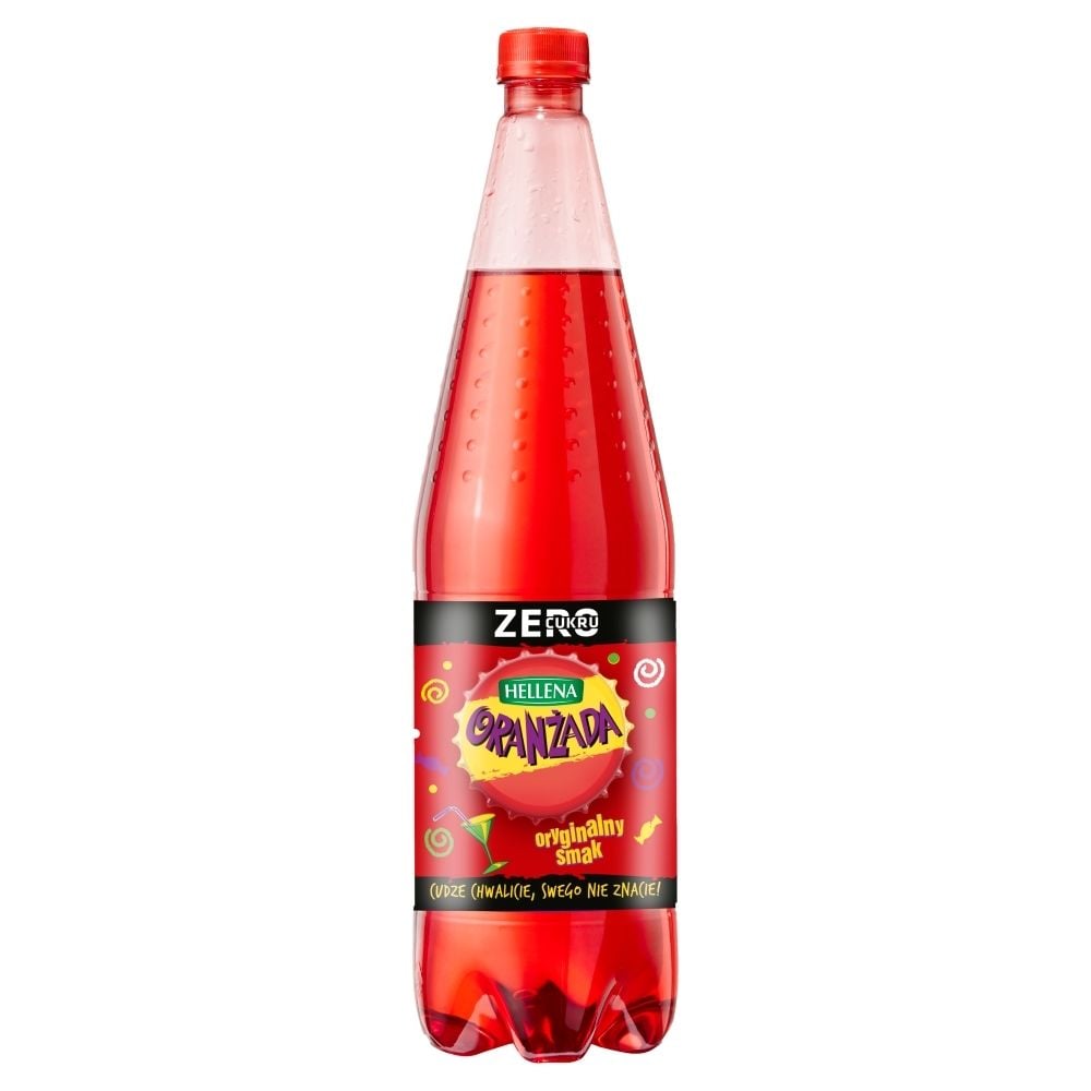 Hellena Oranżada Czerwona Zero Cukru 1,25L