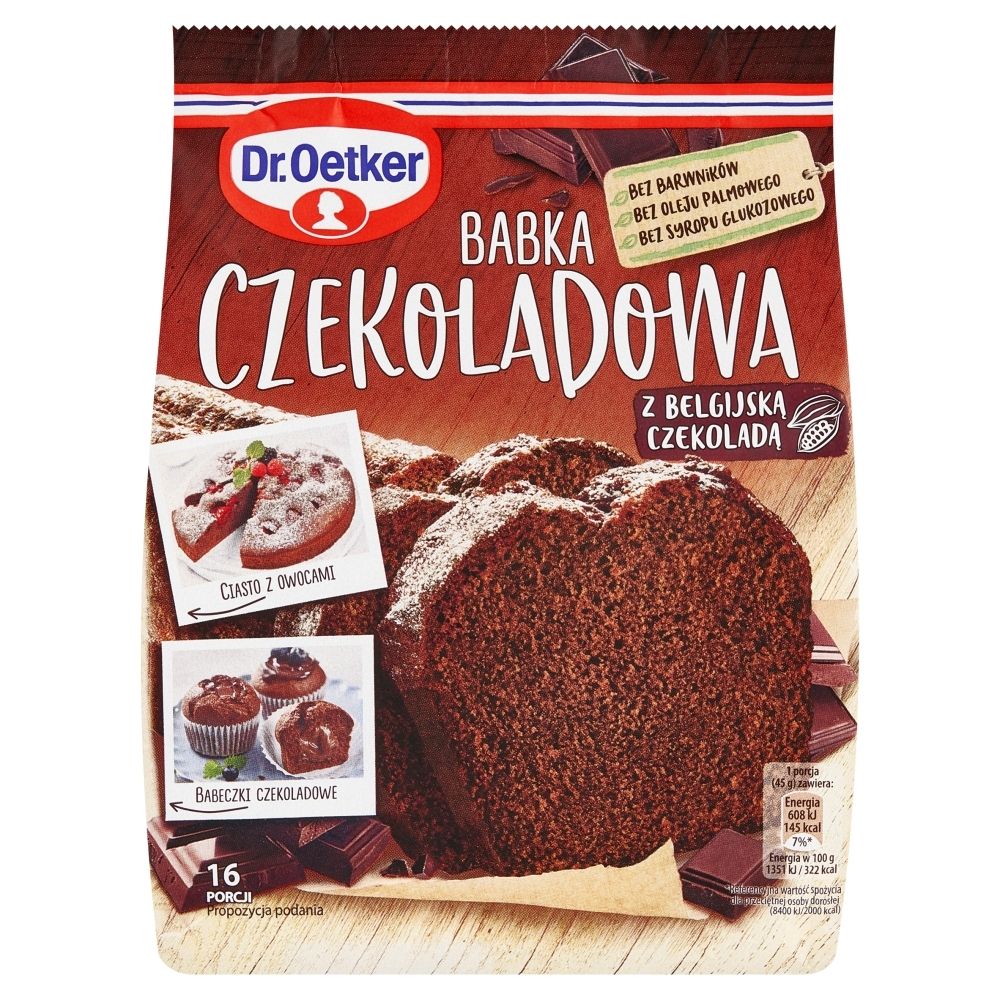 Dr. Oetker Babka czekoladowa z belgijską czekoladą 365 g
