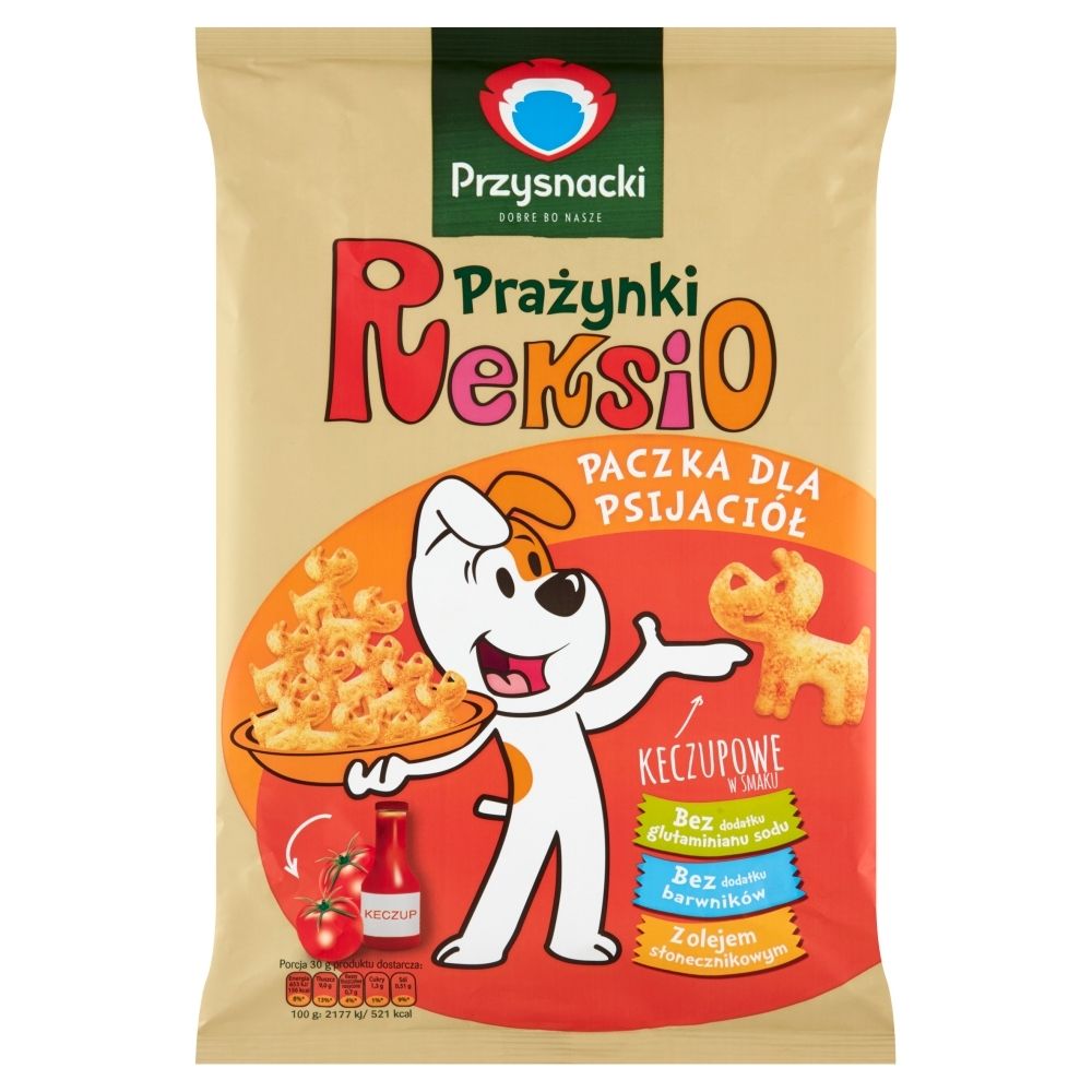 Przysnacki Reksio Prażynki keczupowe w smaku 150 g
