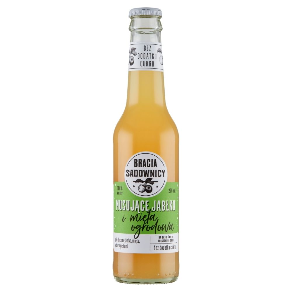 Bracia Sadownicy Napój Musujący 275Ml Jabłko I Mięta