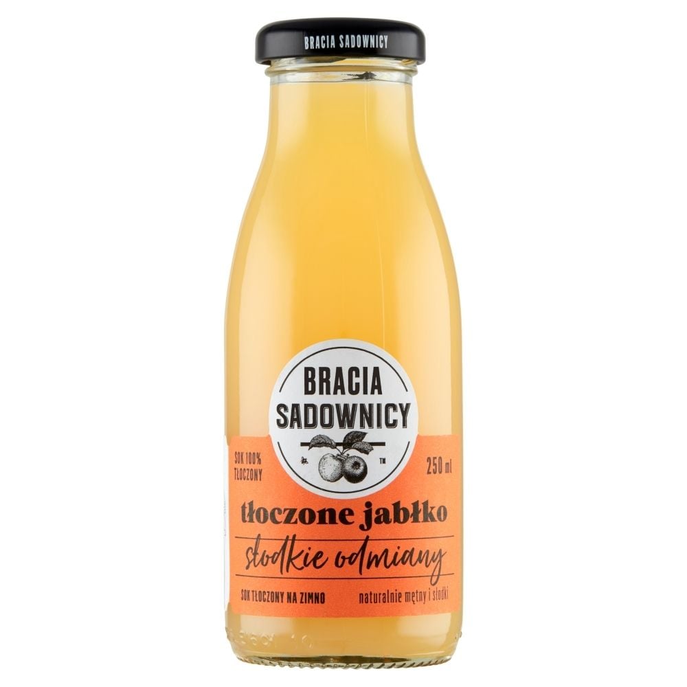 Bracia Sadownicy Sok jabłkowy tłoczony na zimno 250 ml