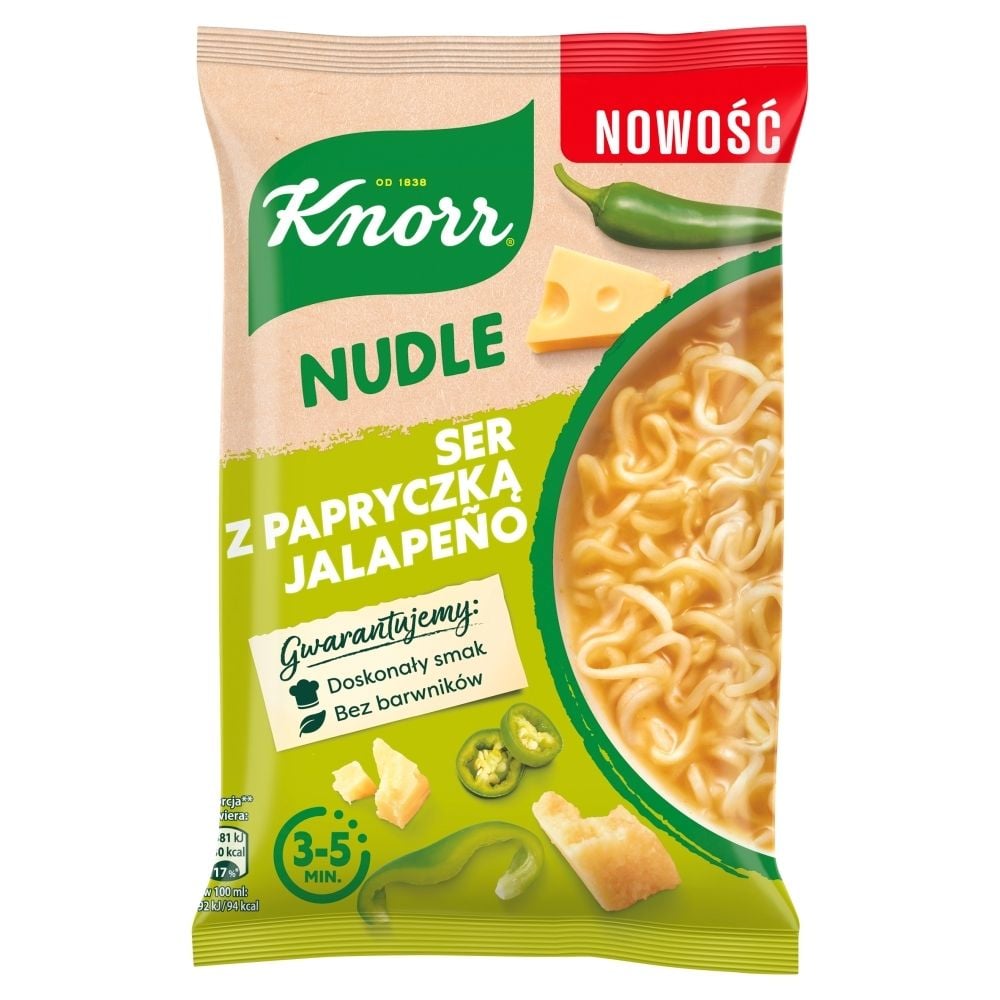 Knorr Nudle Ser Z Papryczką Jalapeno 69G