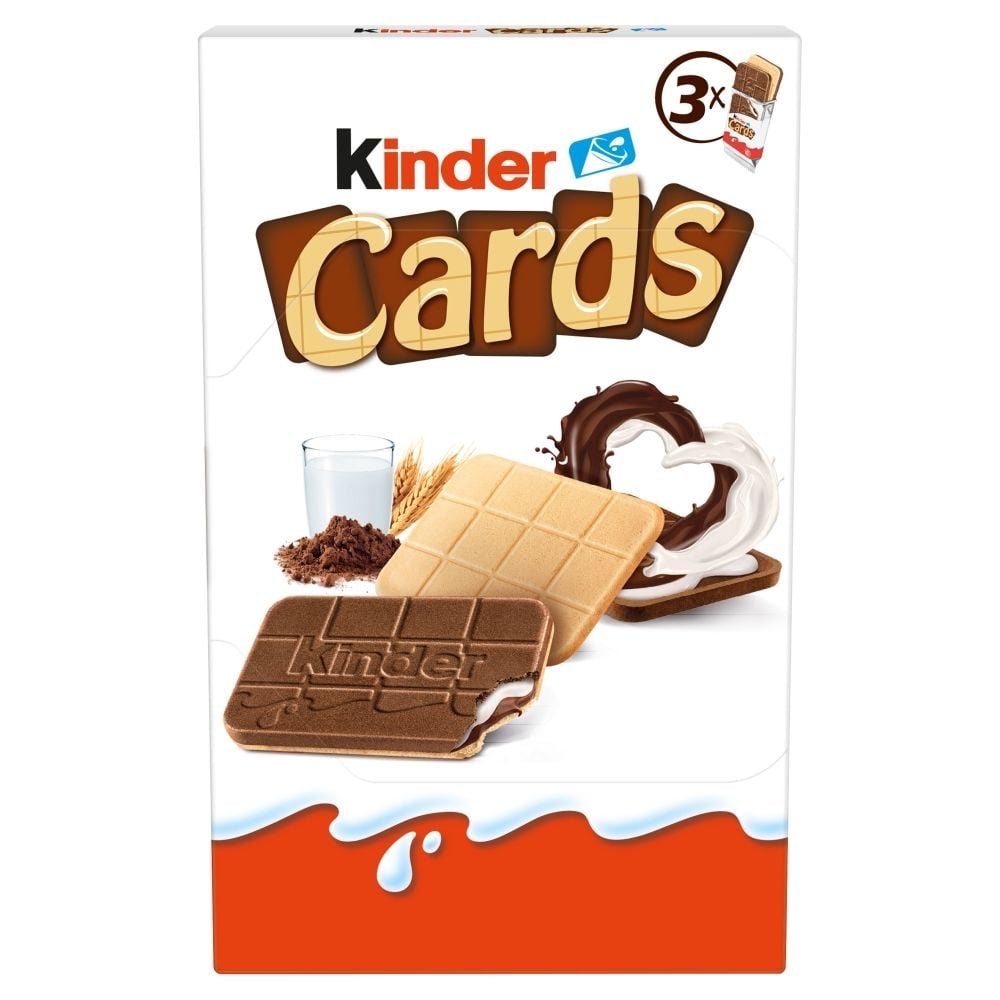 Wafelek Kinder Cards 25.6g * 3 szt FKIN.1456