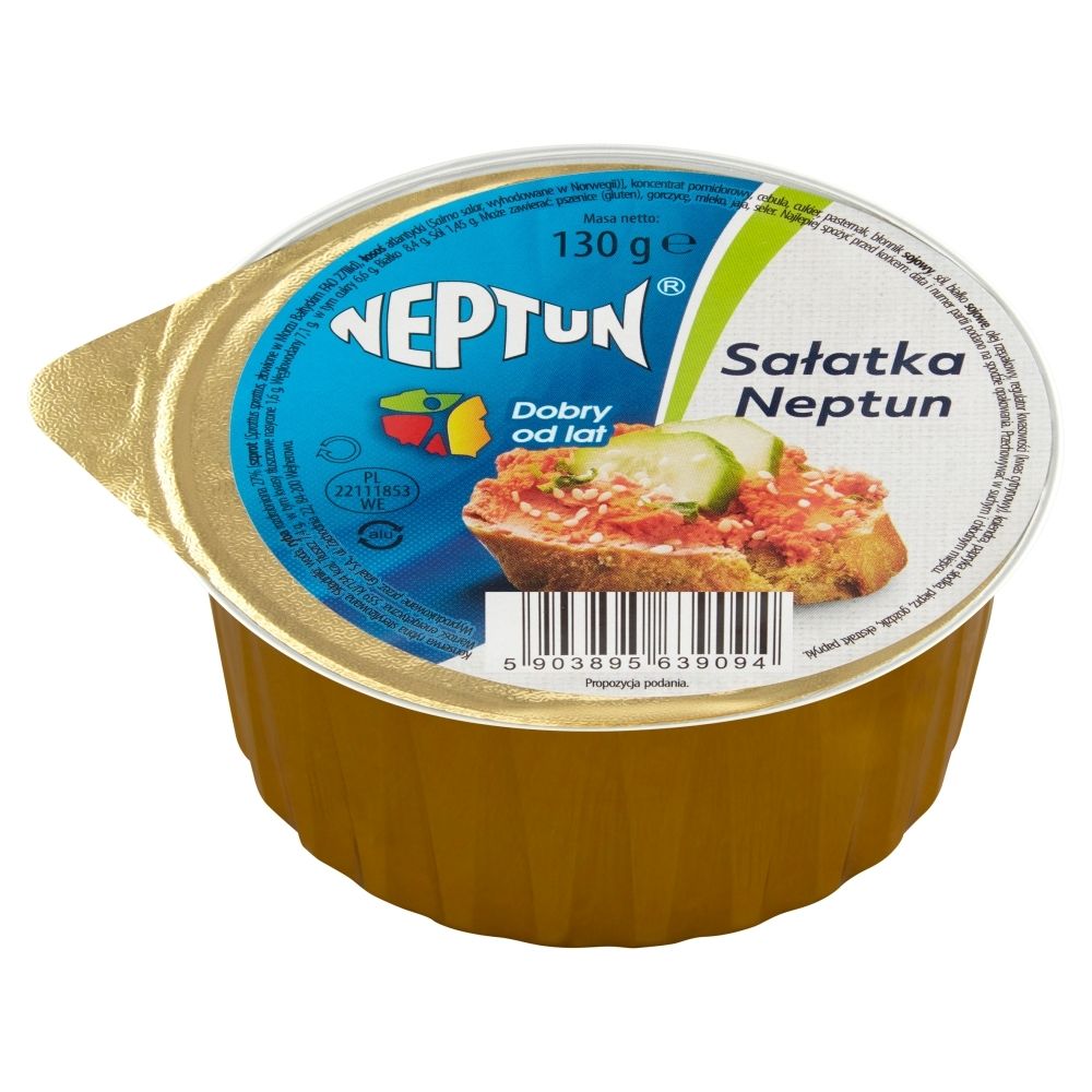 SAŁATKA NEPTUN RYBNA 130 g GRAAL