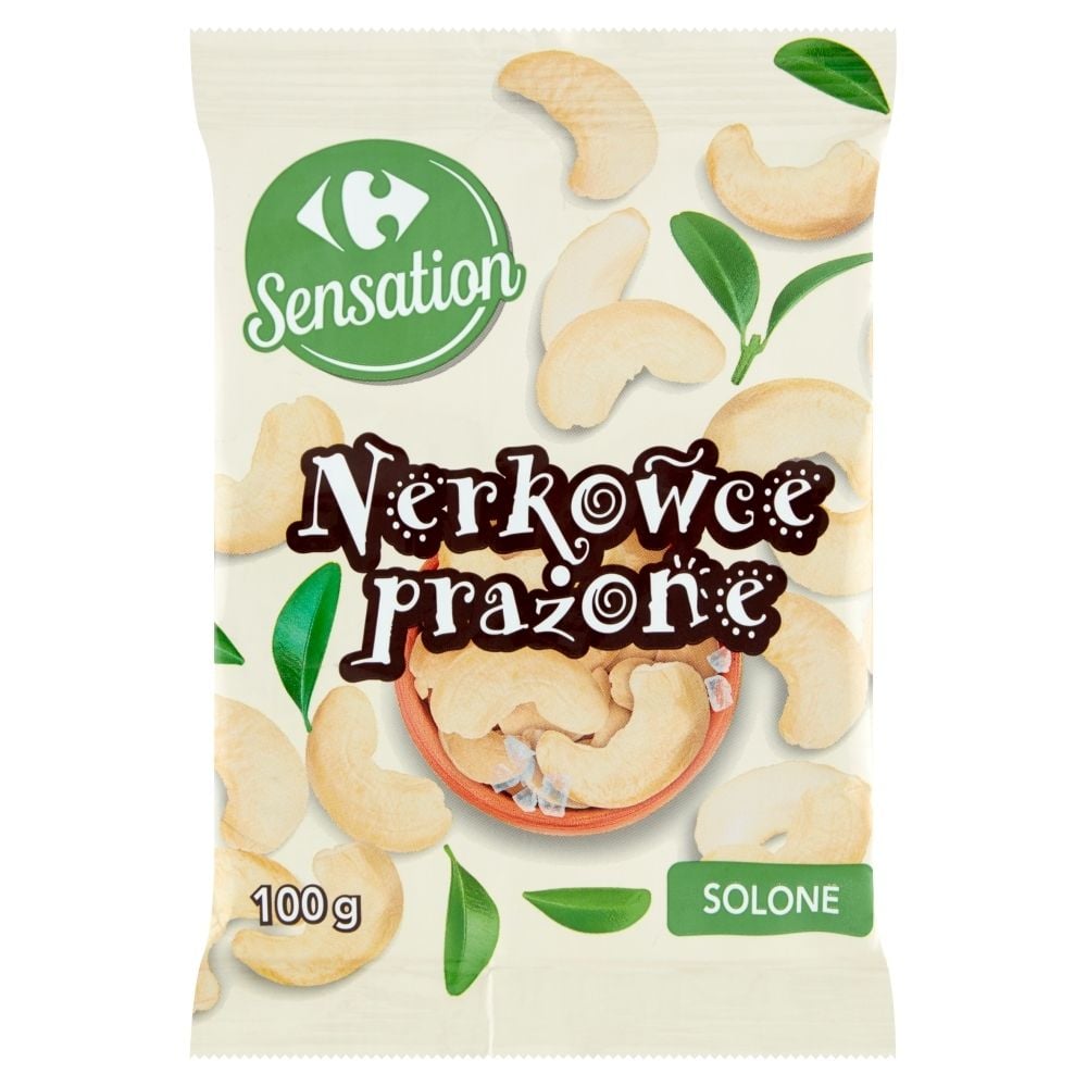 Carrefour Sensation Nerkowce prażone solone 100 g