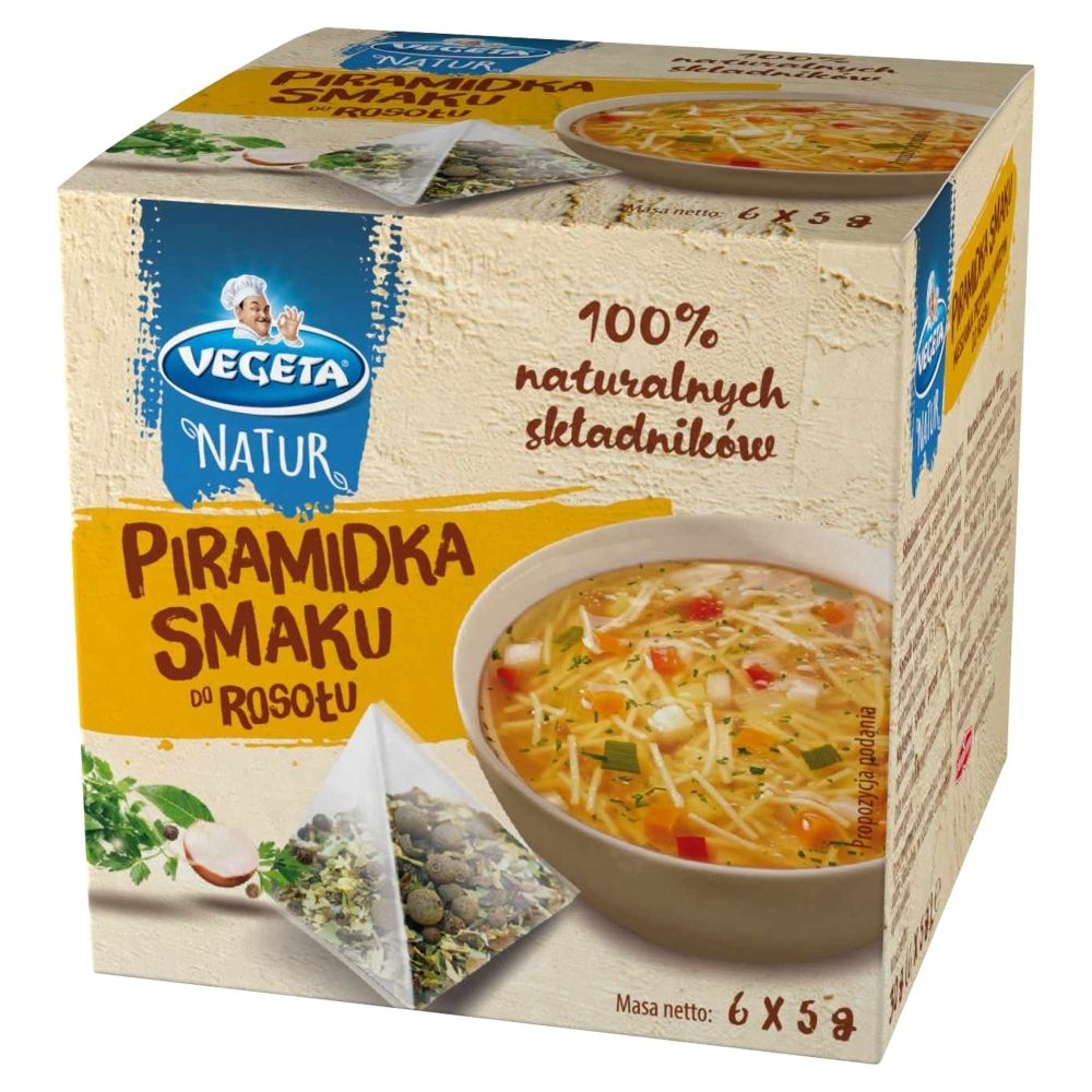 Piramidka Smaku Vegeta Natur Do Rosołu 30G