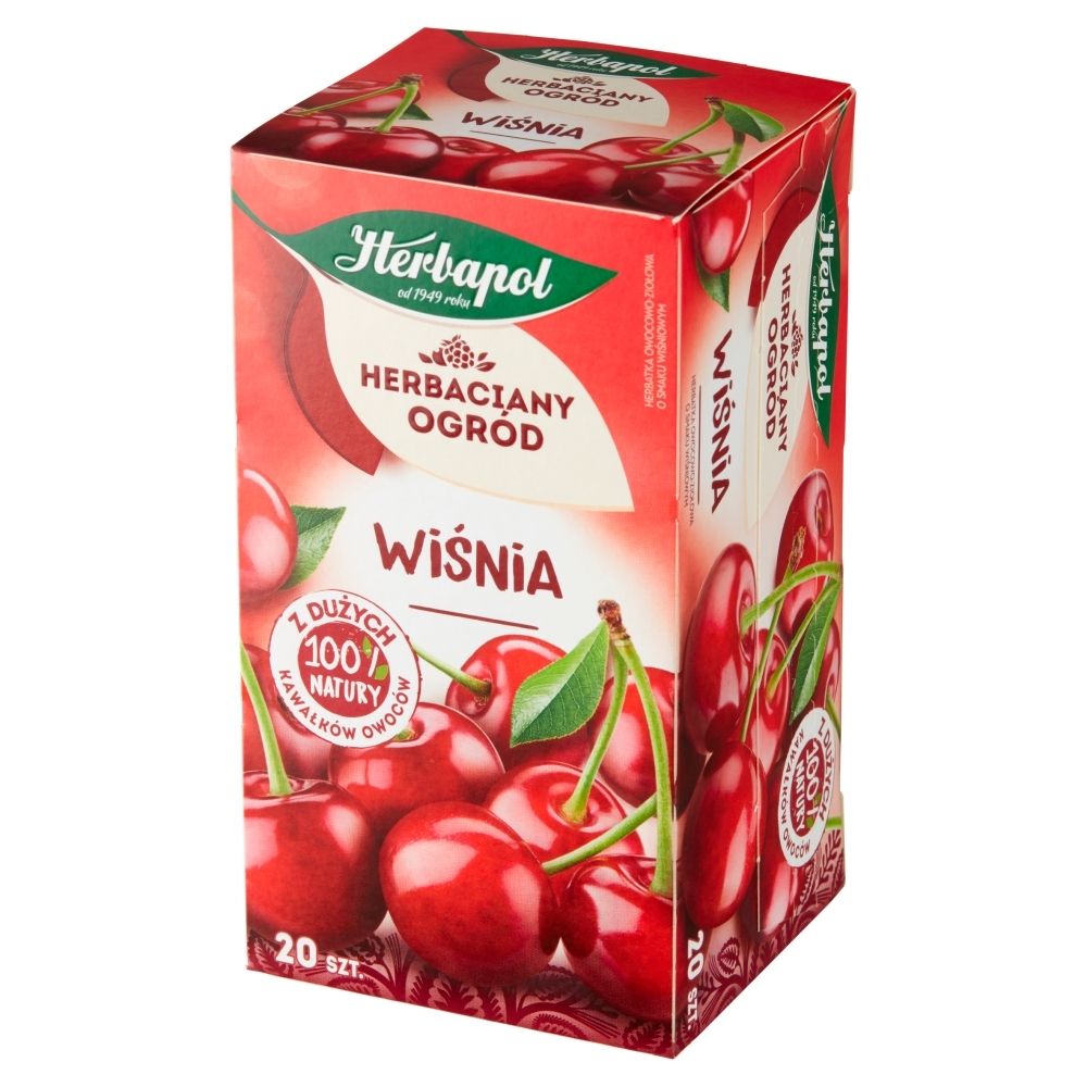 Herbata HERBAPOL owocowo-ziołowa (20 tb) Wiśnia HERBACIANY OGRÓD