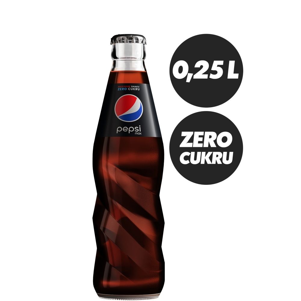 Pepsi Max Napój gazowany o smaku cola 250 ml