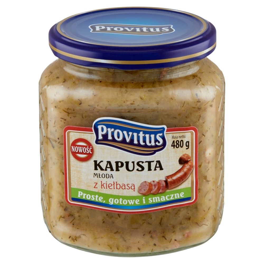 Kapusta młoda z kiełbasą Provitus 480g
