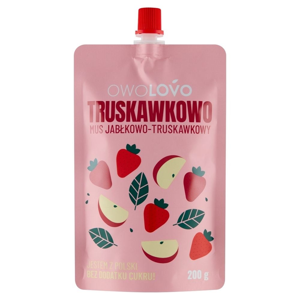 Owolovo Mus Jabłkowo Truskawkowy 200g - Owolovo