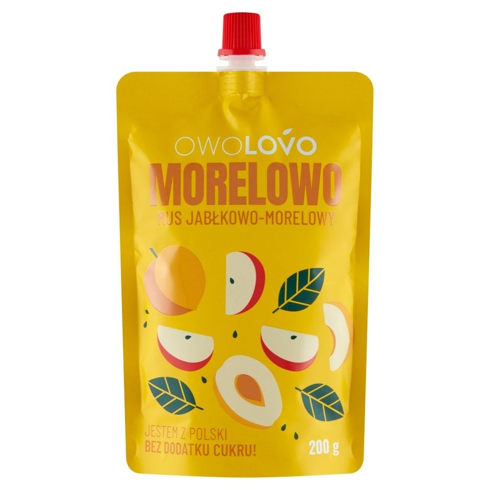 Owolovo Mus Jabłkowo Morelowy 200g - Owolovo