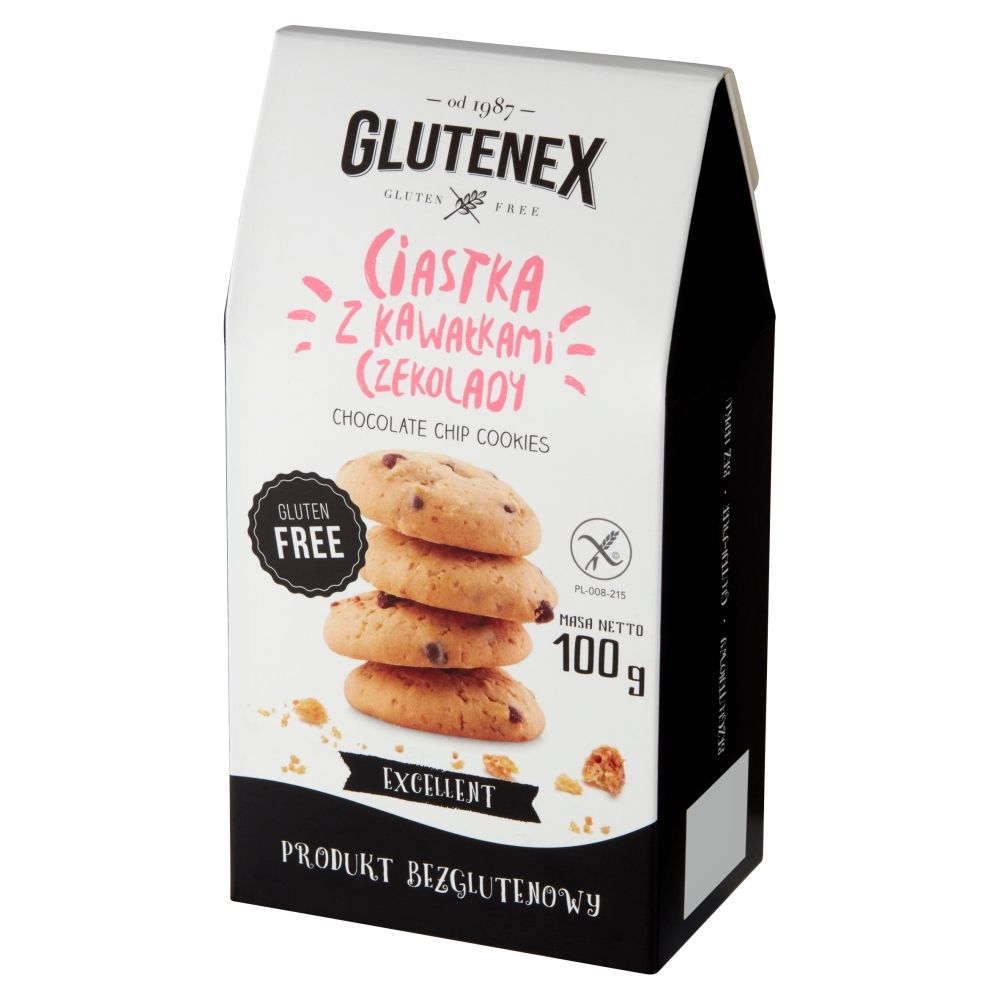 Glutenex Ciasta z kawałkami czekolady bezglutenowe 100g