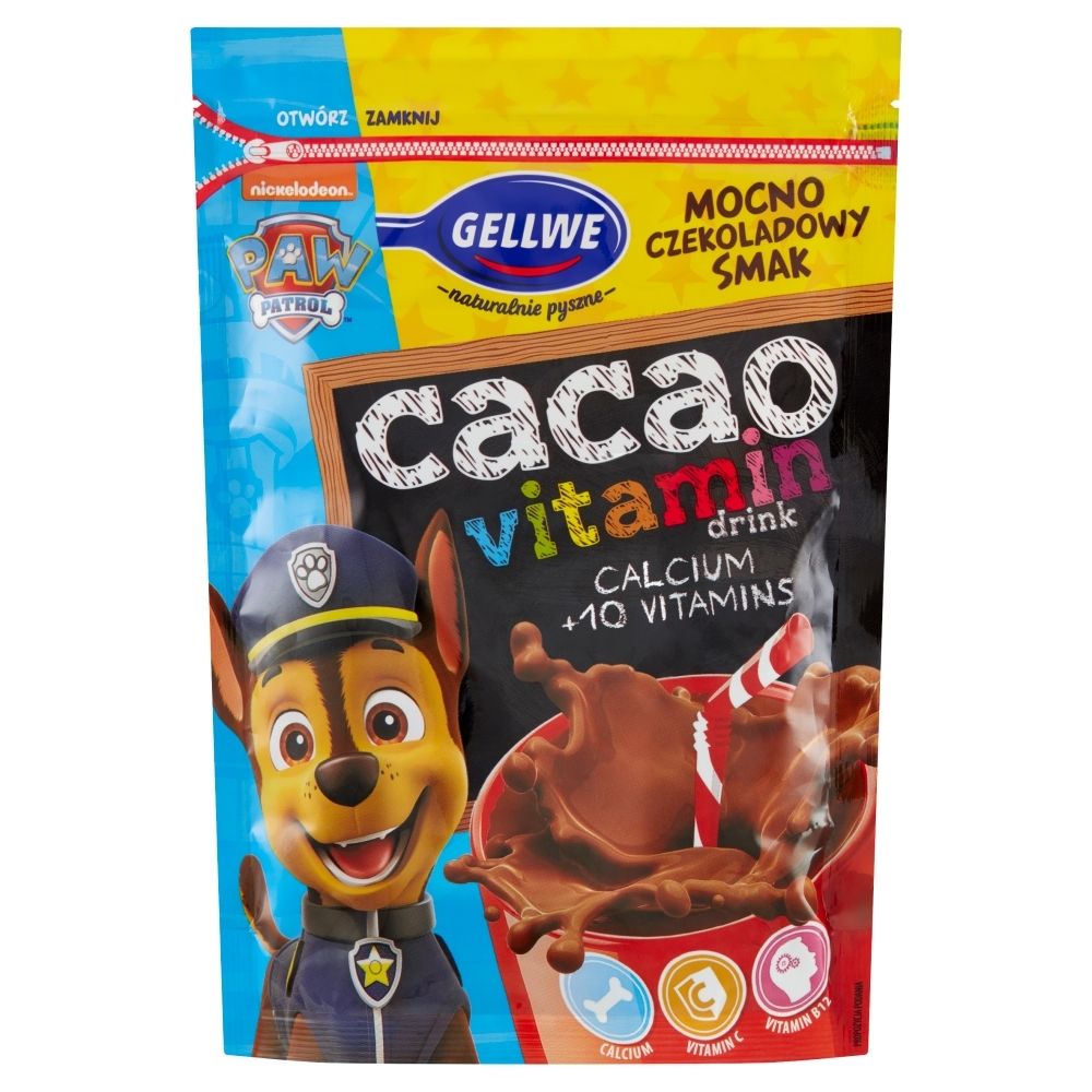 Gellwe Cacao Vitamin Napój kakaowy w proszku 150 g