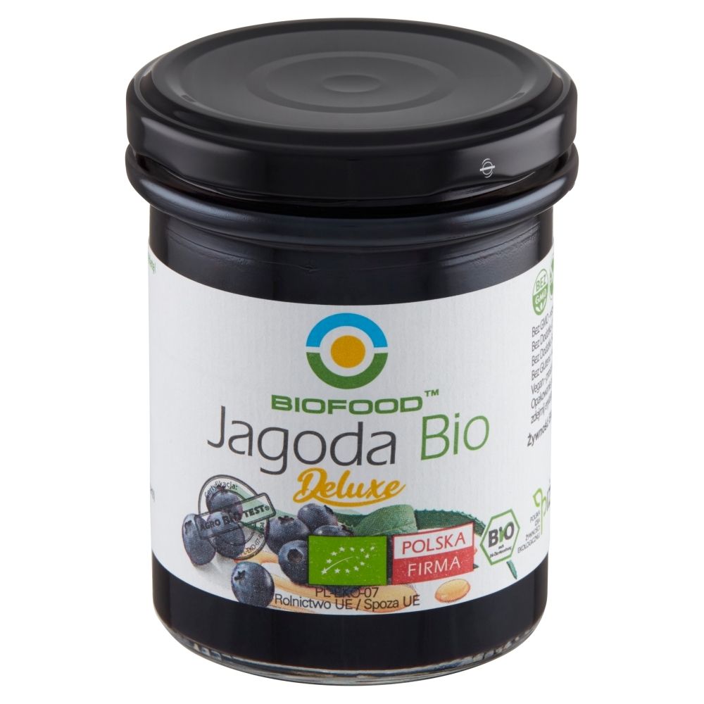 Bio Food JAGODA DELUX BEZGLUTENOWA BIO 240 g (110 g) - 5902693122203