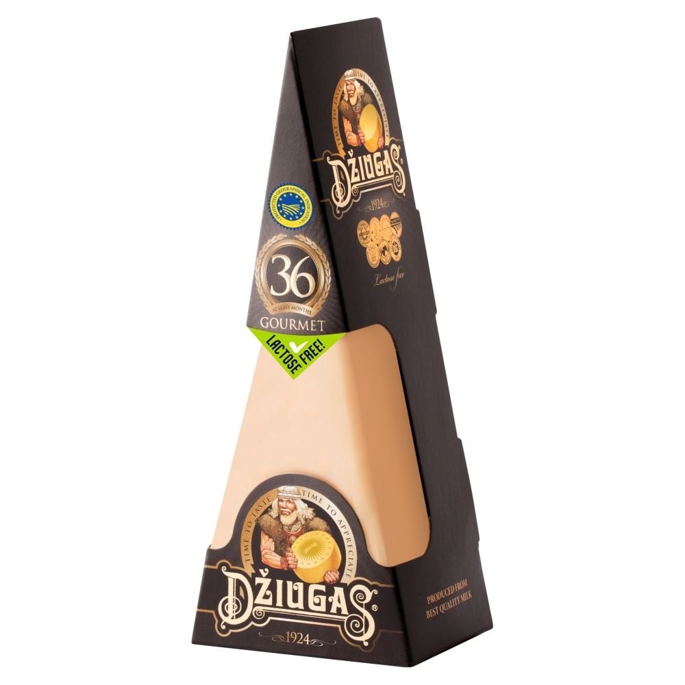 Dziugas Gourmet Ser twardy dojrzewający 36 miesięcy 180 g