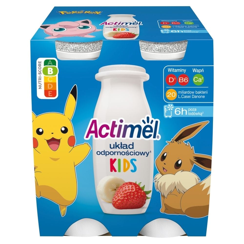 Danone - Actimel Kids truskawka banan