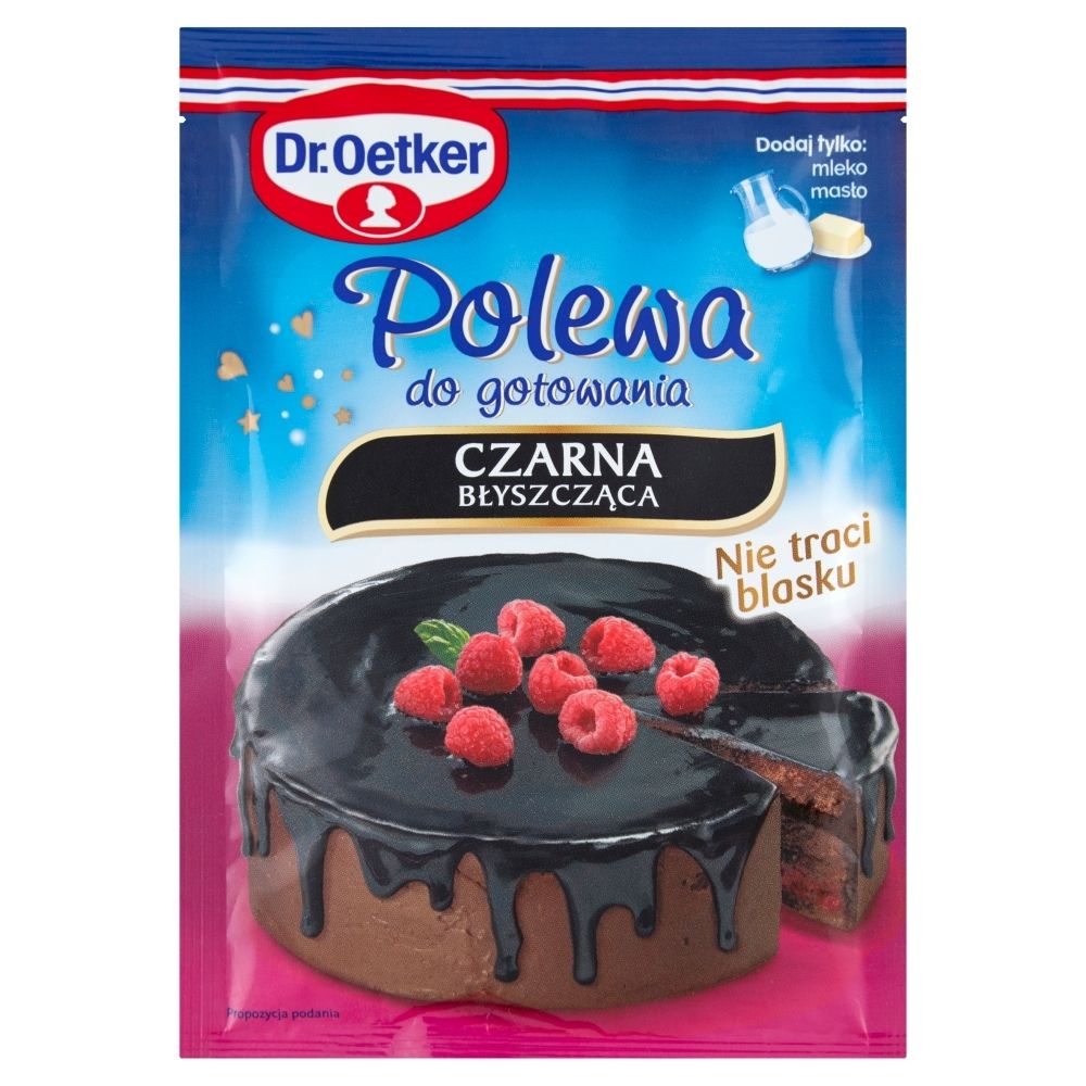 Dr. Oetker Polewa Do Gotowania Czarna Błyszcząca 77 G