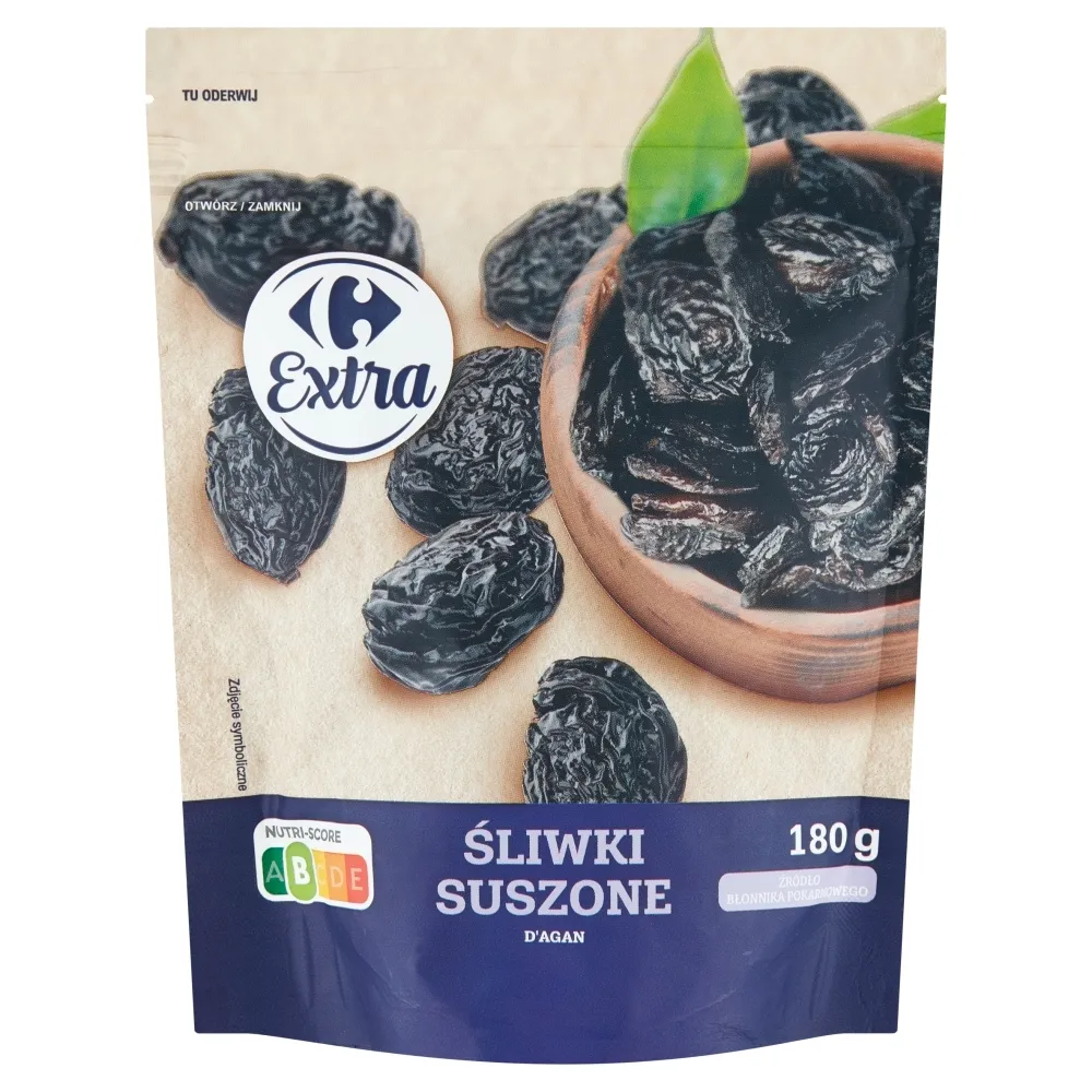 Carrefour Extra Śliwki suszone D'agan 180 g