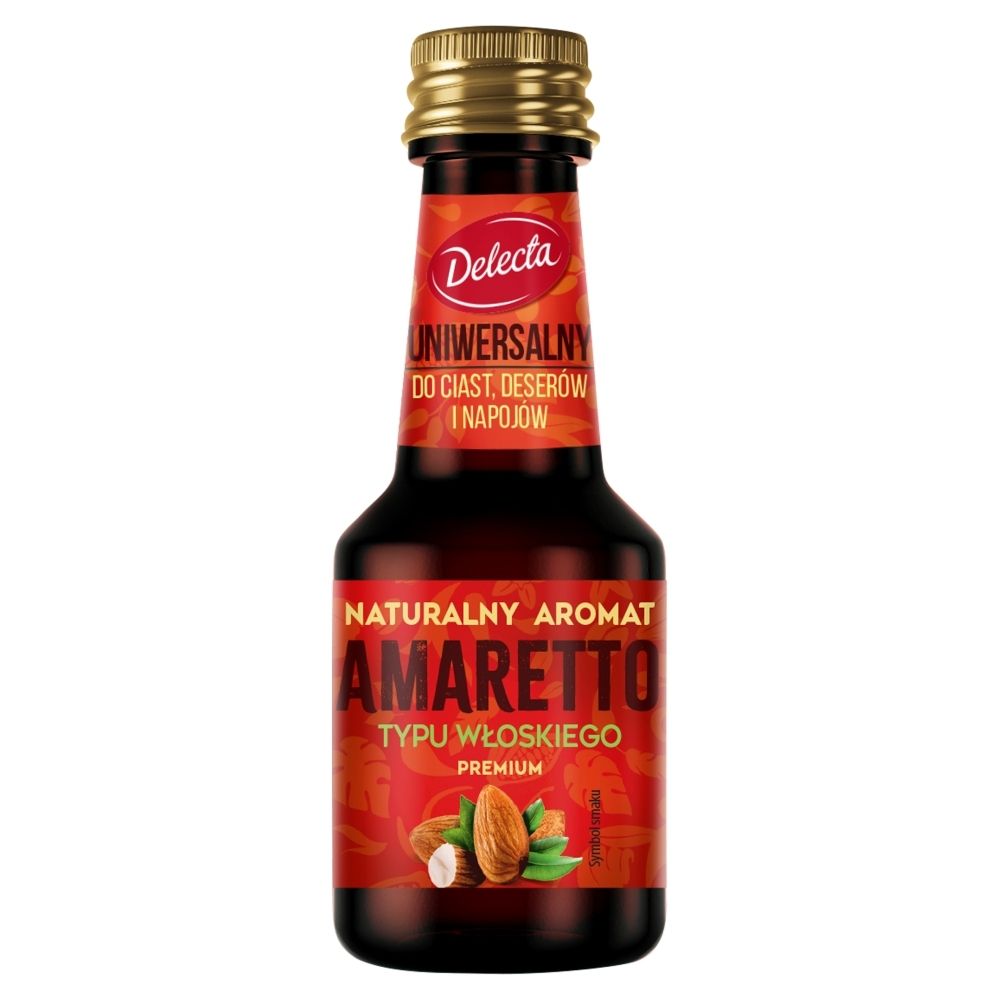 Delecta Amaretto naturalny aromat Premium 30 ml
