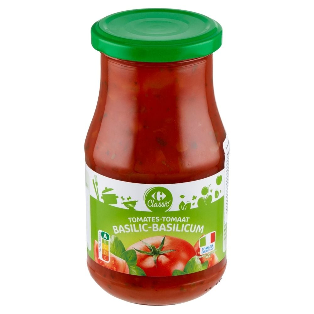 Carrefour Classic Sos pomidorowy z bazylią 420 g