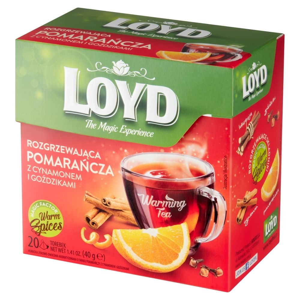 Loyd Tea Herbata Warming Tea Orange With Cinnamon And Cloves Warming Tea Orange With Cinnamon And Cloves