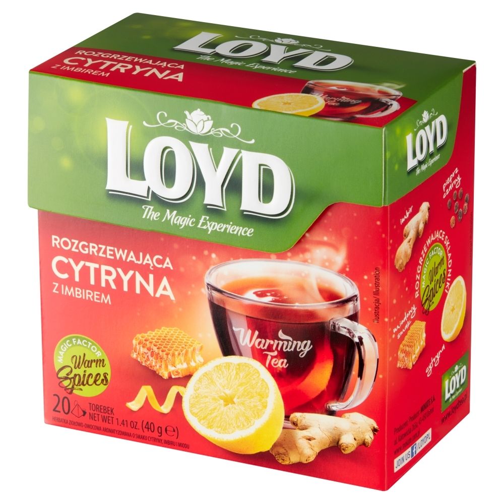 Loyd Tea Herbata Warming Tea Spice ginger lemon & honey Warming Tea Spice ginger lemon & honey