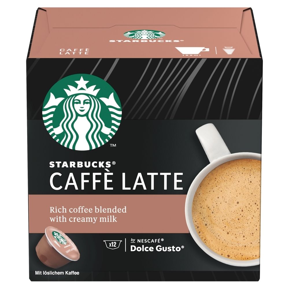 Nescafé Dolce Gusto Starbucks Caffè Latte Kawa w kapsułkach 121,2 g (12 x 10,1 g)
