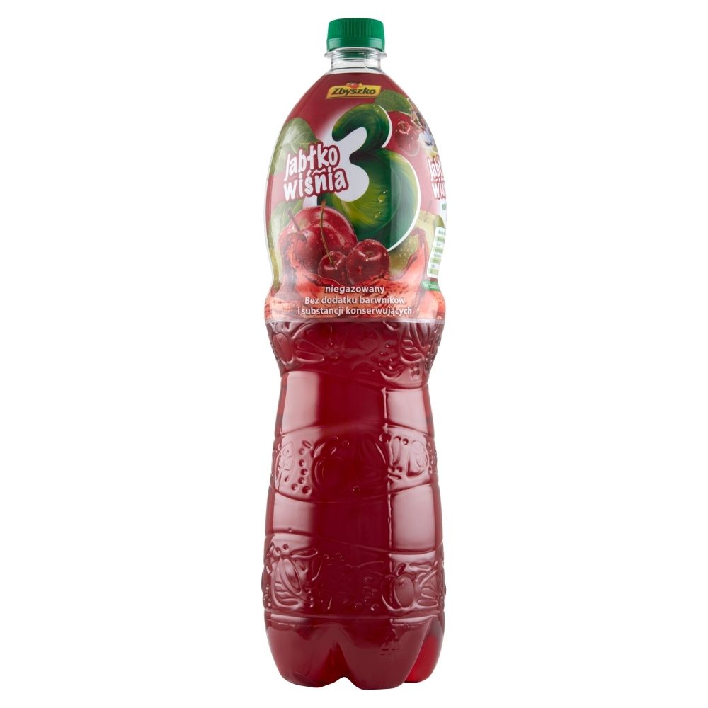 Zbyszko Napój niegazowany 3 Jabłko Wiśnia 1,75 l