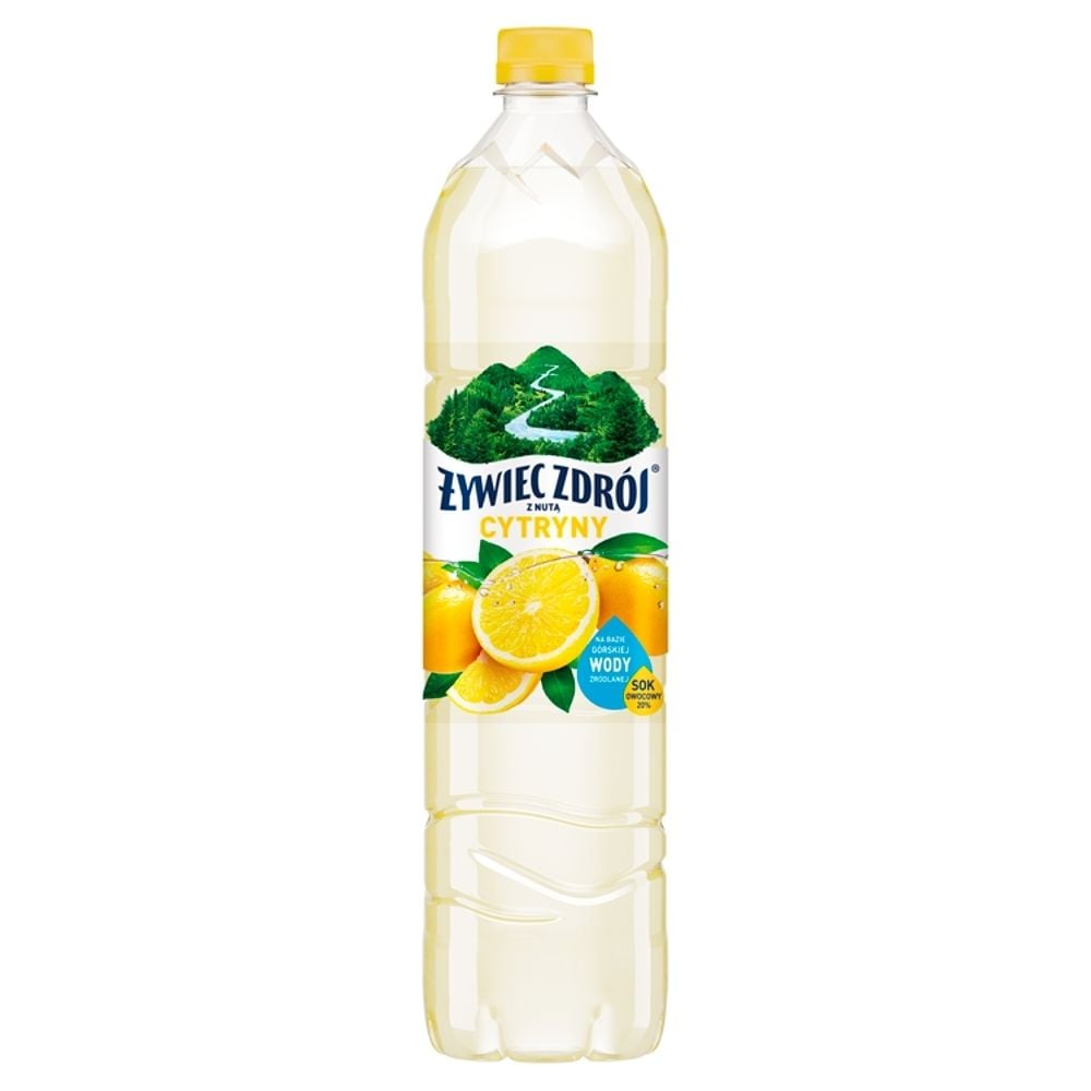 Żywiec Zdrój Napój niegazowany z nutą cytryny 1.2 l