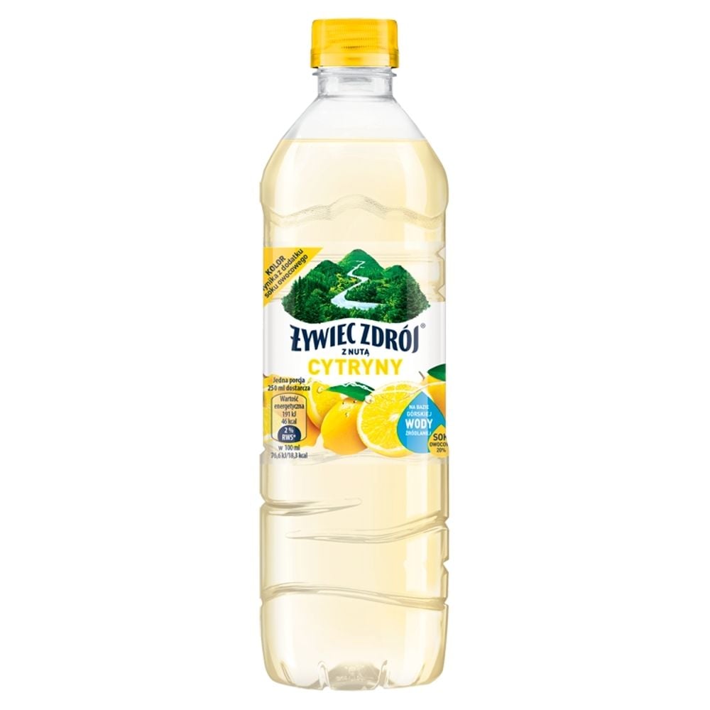 Żywiec Zdrój Napój niegazowany z nutą cytryny 500 ml